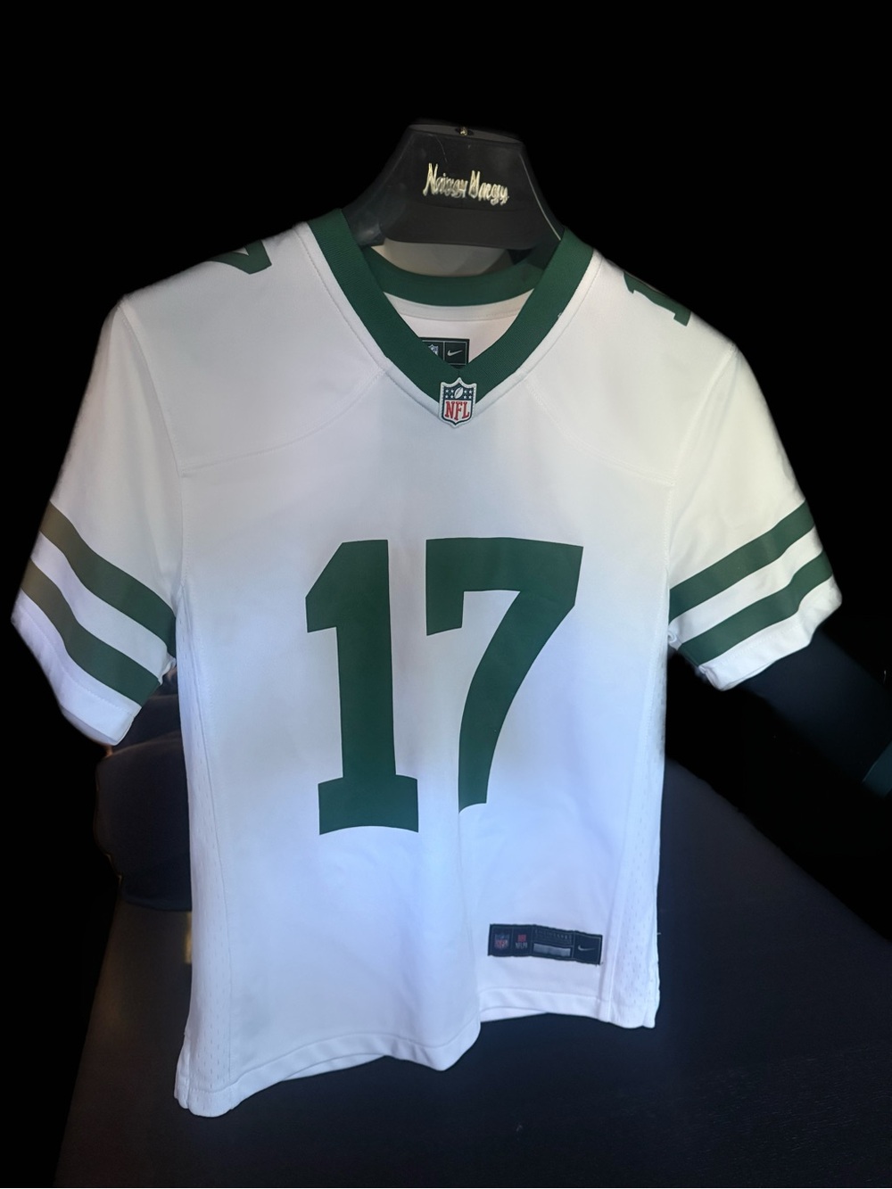 Nike Jets Garrett Wilson #17 Youth Medium
